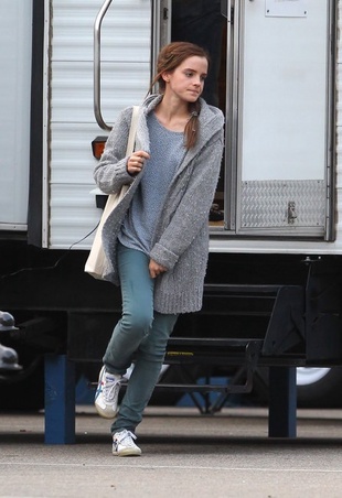 Emma Watson Noah Set October 18, 2012