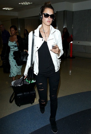 Alessandra Ambrosio LAX Airport May 29, 2014