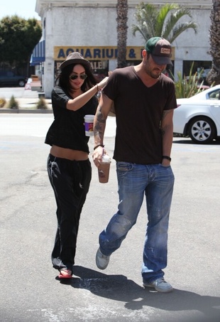 Megan Fox Coffee Bean in Santa Monica July 12, 2009