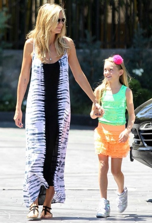 Heidi Klum Brentwood August 8, 2013