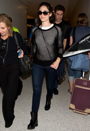 Emmy Rossum LAX Airport May 9, 2014