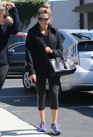 Ashley Benson Leaving the Gym October 12, 2013