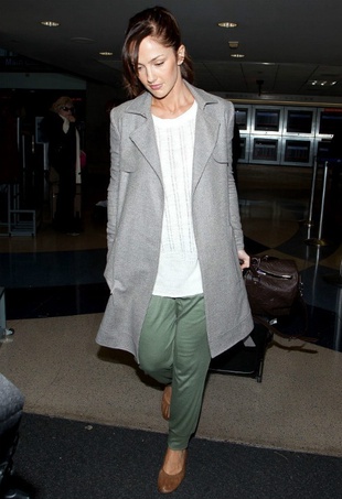 Minka Kelly LAX Airport February 7, 2013