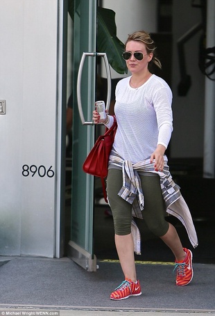 Hilary Duff Gym in Los Angeles March 21, 2014