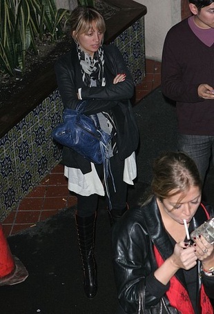 Nicole Richie at Casa Verde Restaurant in Los Angeles November 30, 2007