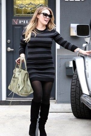 Hilary Duff at V Pilates in Toluca Lake November 18, 2011