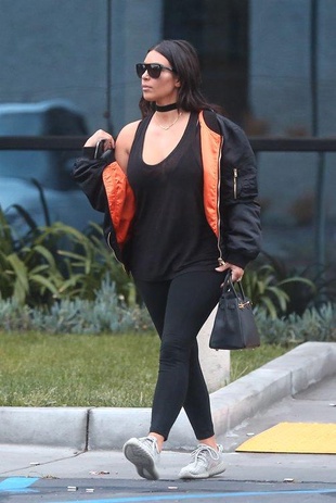 Kim Kardashian West Calabasas April 9, 2016