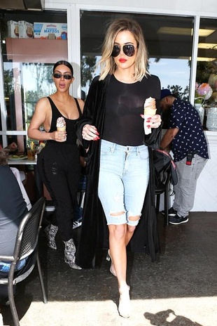 Khloe Kardashian Beverly Glen Mall April 7, 2017