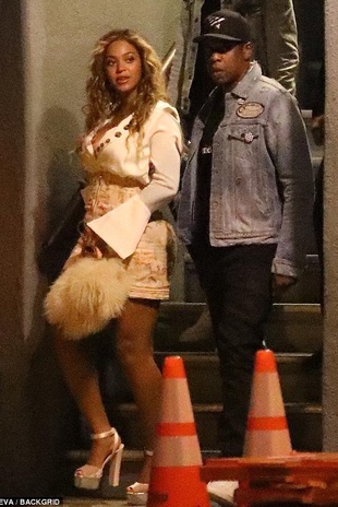 Jay-Z Leaving Mack Sennett Studios With Beyonce July 13, 2017