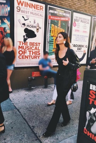 Lily Aldridge Hamilton: An American Musical at Richard Rodgers Theatre June 2, 2017