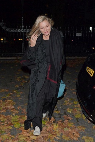 Kate Moss Seen Arriving for a Business Meeting at the Institute of Contemporary Art Building November 22, 2017