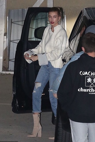 Hailey Bieber Brooklyn March 5, 2019