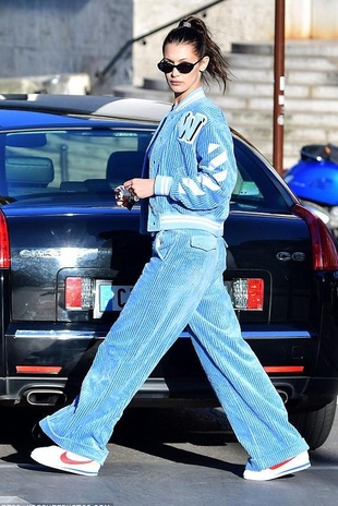 Bella Hadid Paris April 18, 2017