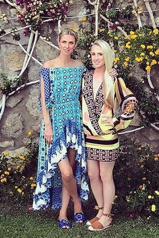 Nicky Hilton Rothchild Positano July 9, 2017