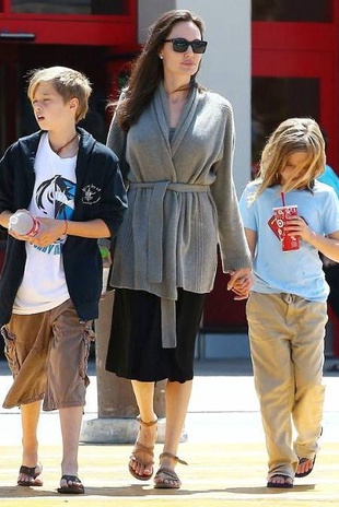 Angelina Jolie Shopping at Target August 19, 2017