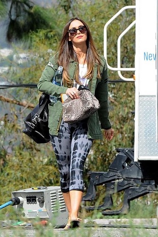 Megan Fox the New Girl Set October 19, 2015