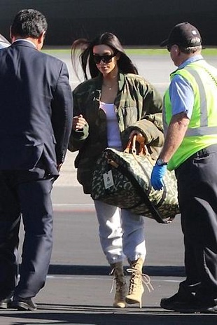 Kim Kardashian West Leaving For Puerto Rico January 26, 2017