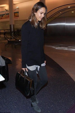 Jessica Alba LAX Airport February 17, 2016