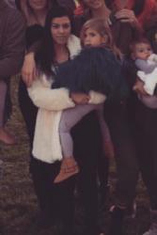 Kourtney Kardashian Thanksgiving November 26, 2015