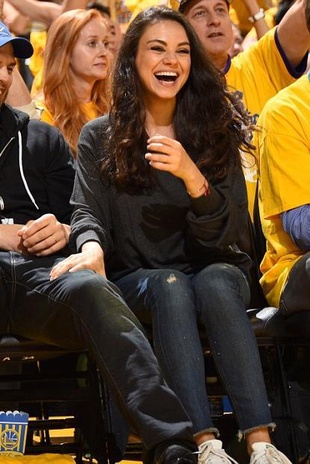 Mila Kunis Game 2 of the NBA Finals June 5, 2016