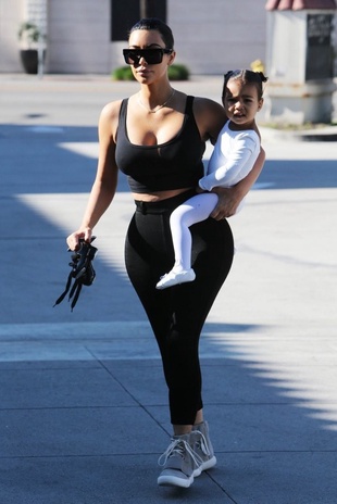 Kim Kardashian West Taking Her Daughter to Dance Class March 26, 2015