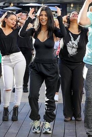 Kourtney Kardashian Flash Mob January 12, 2018