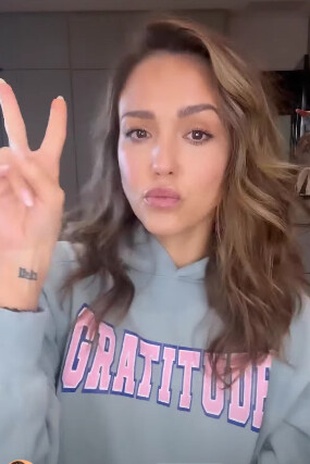 Jessica Alba Tiktok March 29, 2024