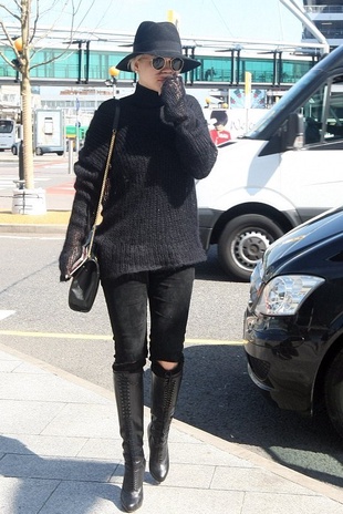 Rita Ora Heathrow Airport April 6, 2015