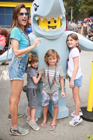 Alessandra Ambrosio Legoland July 27, 2018