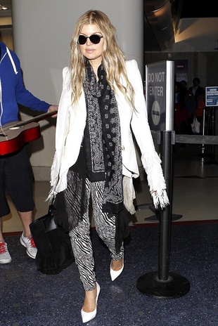 Fergie LAX Airport March 21, 2014