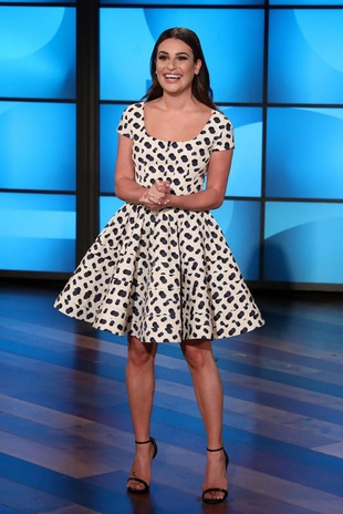 Lea Michele Guest Hosting the Ellen Degeneres Show August 29, 2018