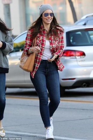 Jessica Biel Los Angeles December 18, 2015