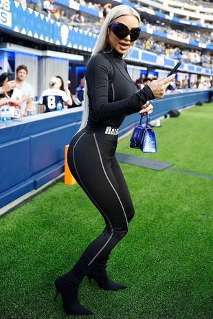 Kim Kardashian West Los Angeles Rams Vs. Dallas Cowboys Football Game October 9, 2022