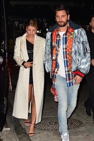 Sofia Richie With Scott Disick at Up and Down October 19, 2017