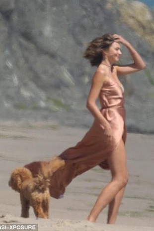 Miranda Kerr Malibu Beach August 2016