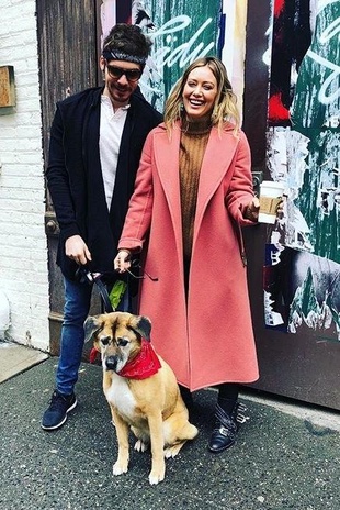 Hilary Duff With Her New Dog Lucy March 8, 2018