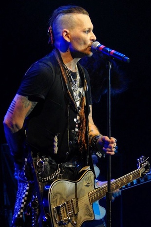 Johnny Depp Hollywood Vampires Concert in Menchester Arena , UK June 17, 2018