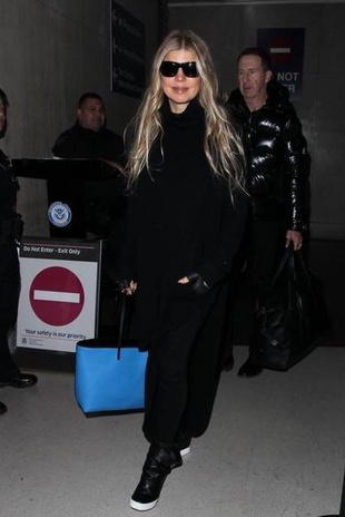 Fergie LAX Airport December 5, 2015