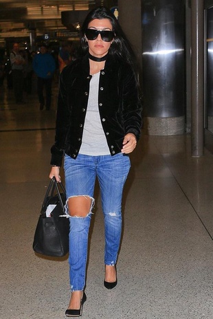 Kourtney Kardashian LAX Airport June 5, 2016