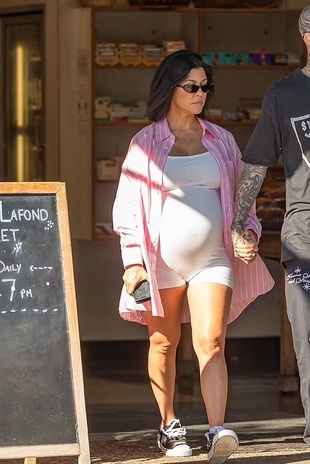 Kourtney Kardashian Santa Barbara August 24, 2023