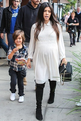 Kourtney Kardashian Lunch at Nate 'n Al November 20, 2014