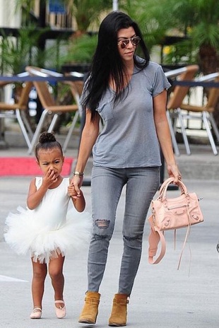 Kourtney Kardashian Taking Penelope and North to Ballet October 14, 2015