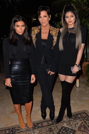 Kim Kardashian West French Montana's 30th Birthday Party November 9, 2014