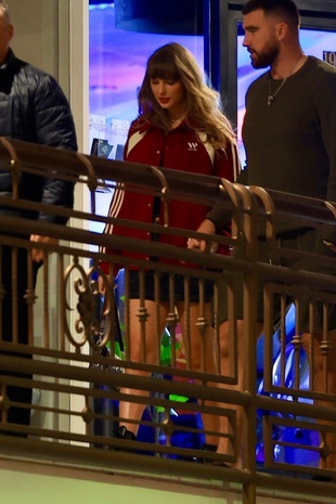 Taylor Swift with Travis Kelce at Sushi Park April 12, 2024