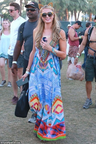 Paris Hilton Coachella April 18, 2015