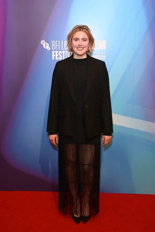 Greta Gerwig Screen Talks with Greta Gerwig at London Film Festival October 8, 2023