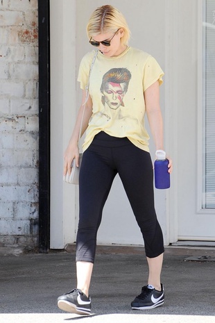 Kate Mara Leaving the Gym August 9, 2016