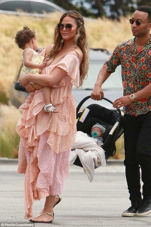 Chrissy Teigen Malibu July 2, 2018