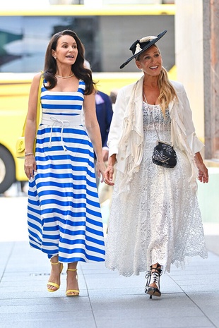 Sarah Jessica Parker Filming and Just Like That... Season 3 July 9, 2024