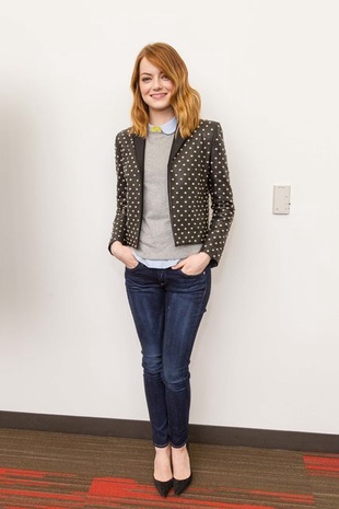 Emma Stone Promoting the Amazing Spider-Man 2 in San Francisco April 22, 2014